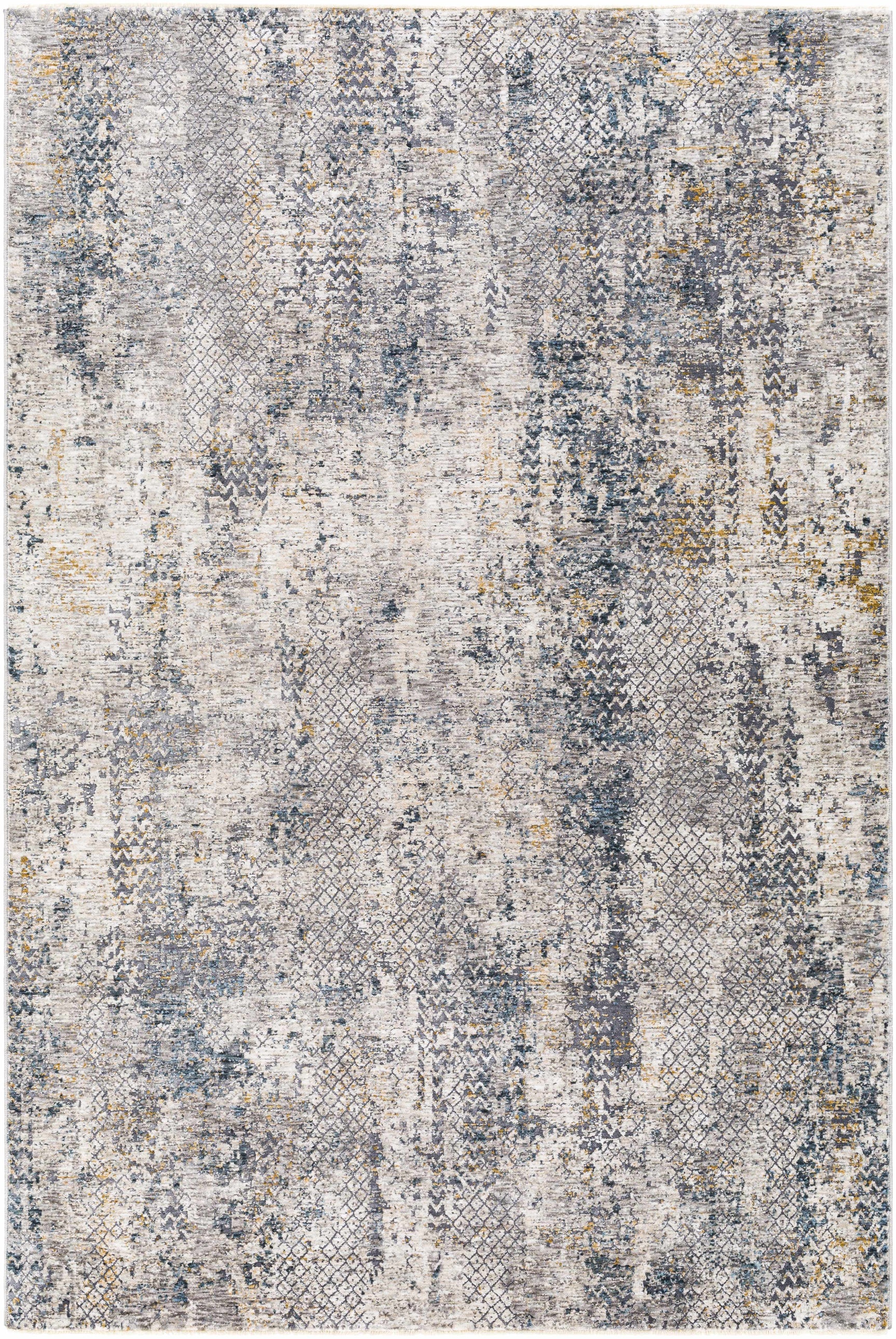 Odell Abstract Luxe Fringe Rug - Clearance - Ornate Home