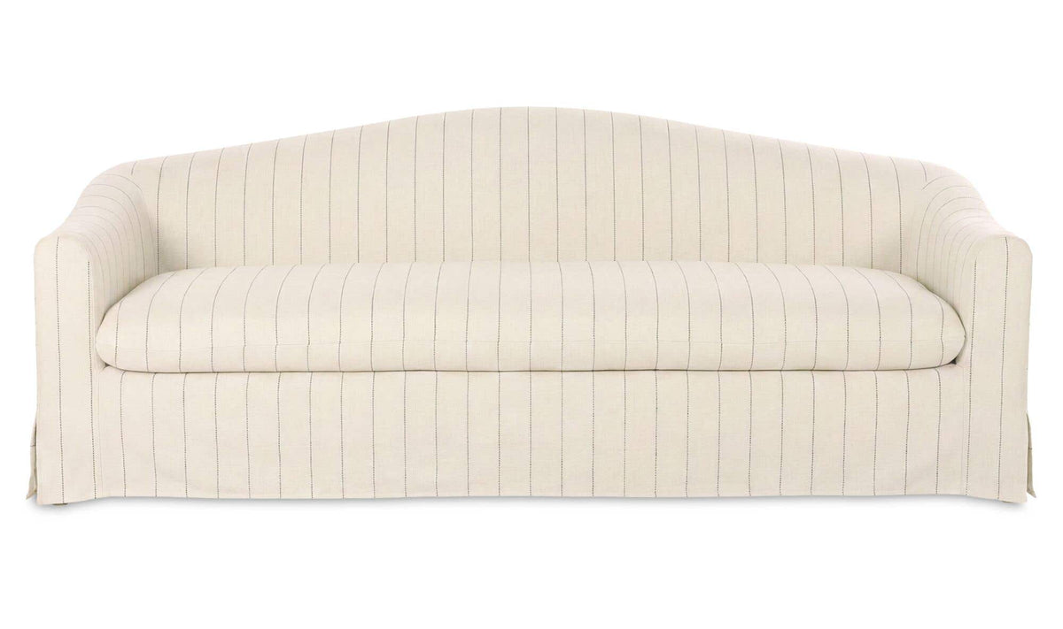 Odell Olive Stripe Slipcover Sofa - Ornate Home