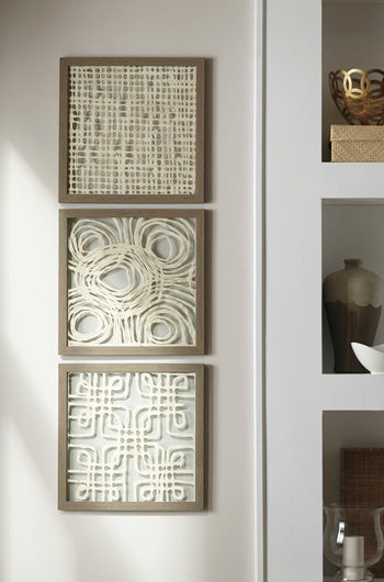Odella Wall Decor (Set of 3) (Online Special Price) - Ornate Home