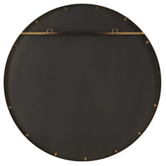 Odeon Bronze Shell Inlay Round Mirror - Ornate Home