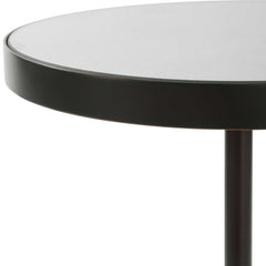 Odesa Bronze/Brown Marble Accent Table - Ornate Home