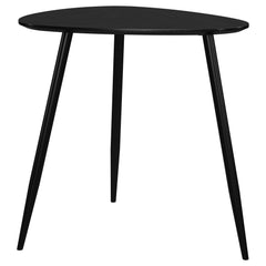 Odessa Black 2-piece Triangular Coffee and End Table Set - Ornate Home