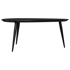 Odessa Black 3-piece Triangular Coffee and End Table Set - Ornate Home