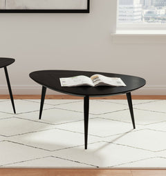 Odessa Black Coffee Table - Ornate Home