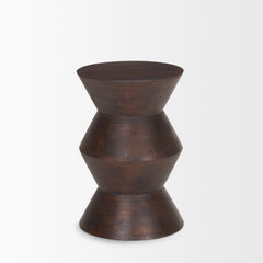 Odessa Dark Brown Wood Accent Table - Ornate Home