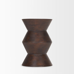 Odessa Dark Brown Wood Accent Table - Ornate Home