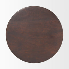 Odessa Dark Brown Wood Accent Table - Ornate Home