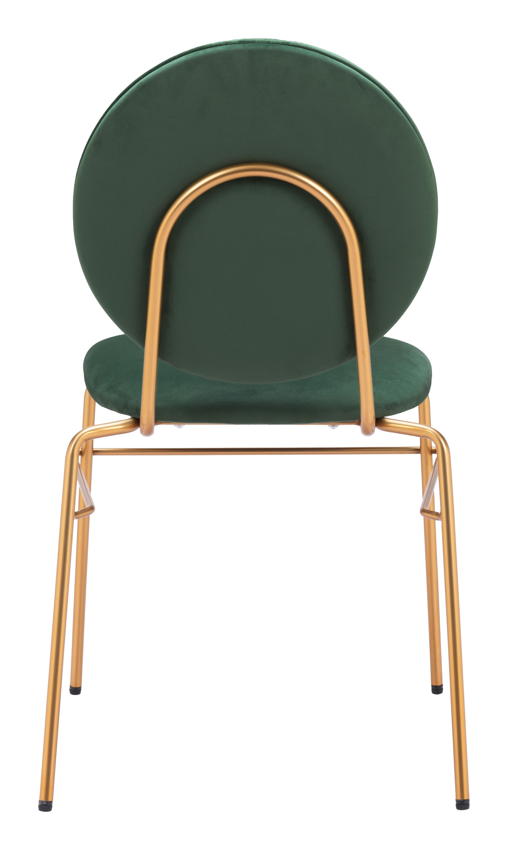 Odessa Green & Gold Dining Chair (Set of 2) - Ornate Home