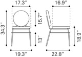 Odessa Green & Gold Dining Chair (Set of 2) - Ornate Home