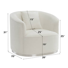 Odette Beige Chair - Ornate Home