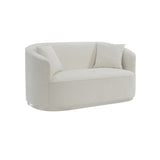 Odette Beige Loveseat W/2 Pillows - Ornate Home