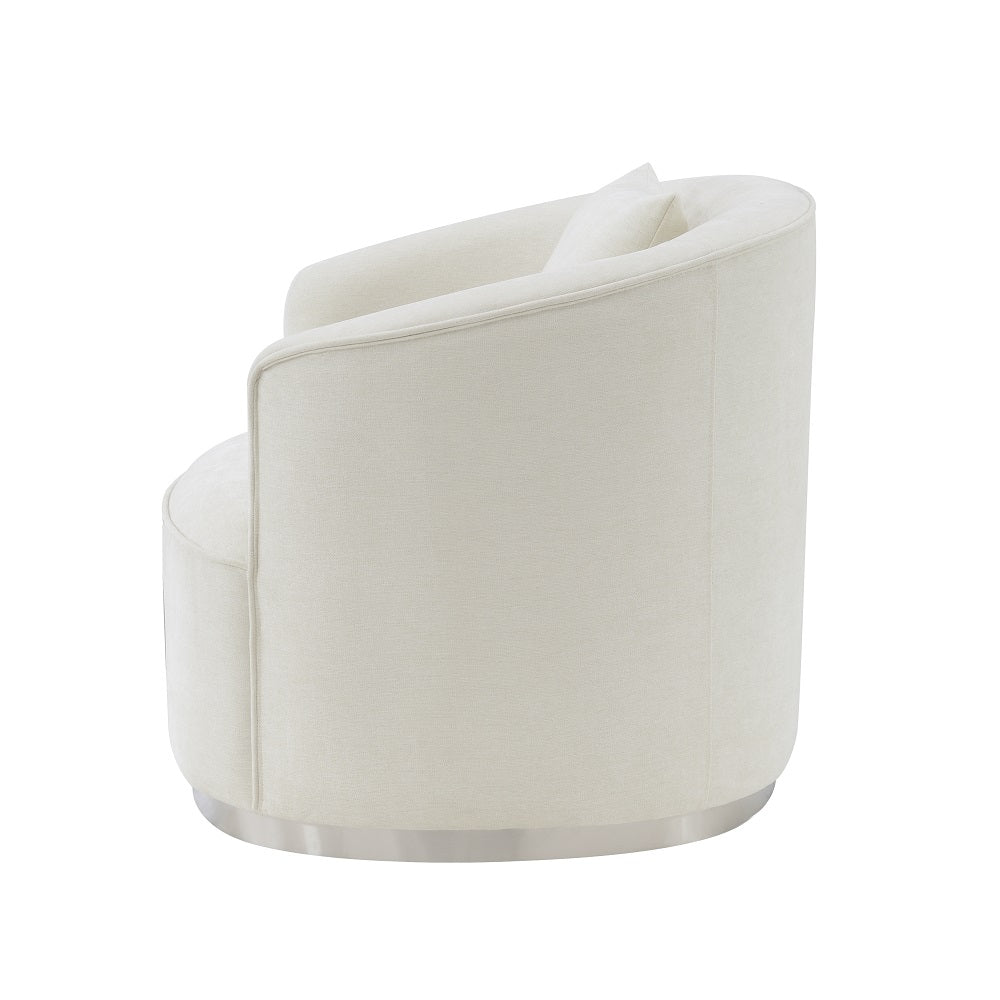 Odette Beige Sofa W/4 Pillows - Ornate Home