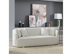 Odette Beige Sofa W/4 Pillows - Ornate Home
