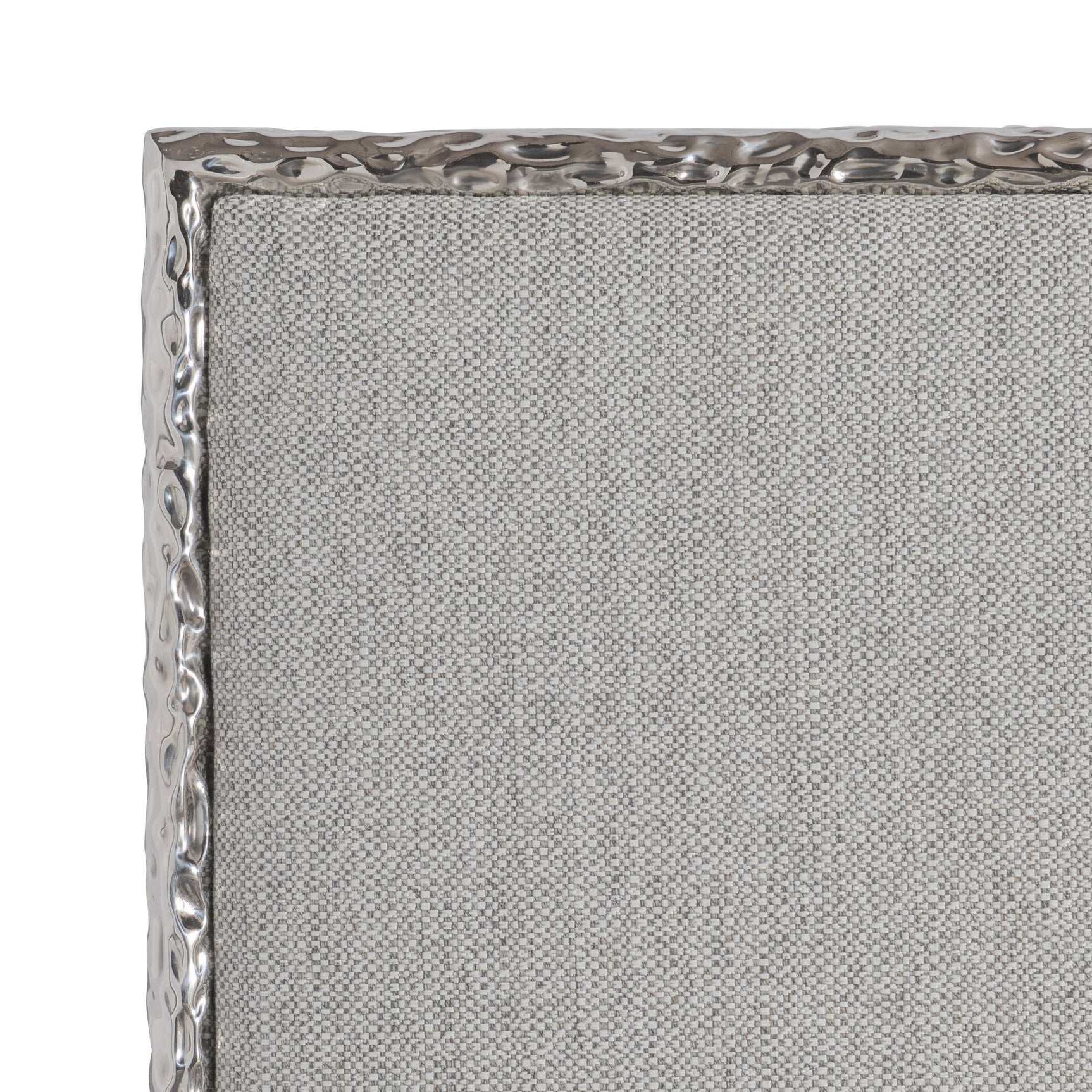 Odette Grey Fabric Panel King Bed - Ornate Home