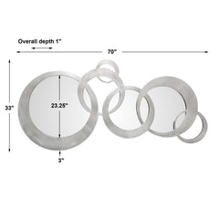 Odiana Silver Rings Modern Mirror - Ornate Home