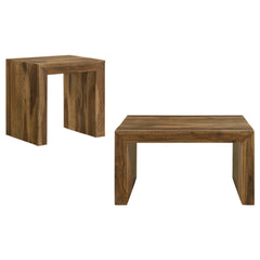 Odilia Auburn 2-piece Solid Wood Coffee and End Table Set - Ornate Home