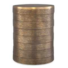 Odin Antique Brass Accent Table - Ornate Home