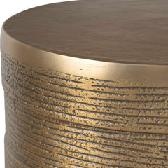 Odin Antique Brass Accent Table - Ornate Home