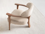 Odin Cream/Walnut Chair - Ornate Home