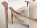 Odin Cream/Walnut Chair