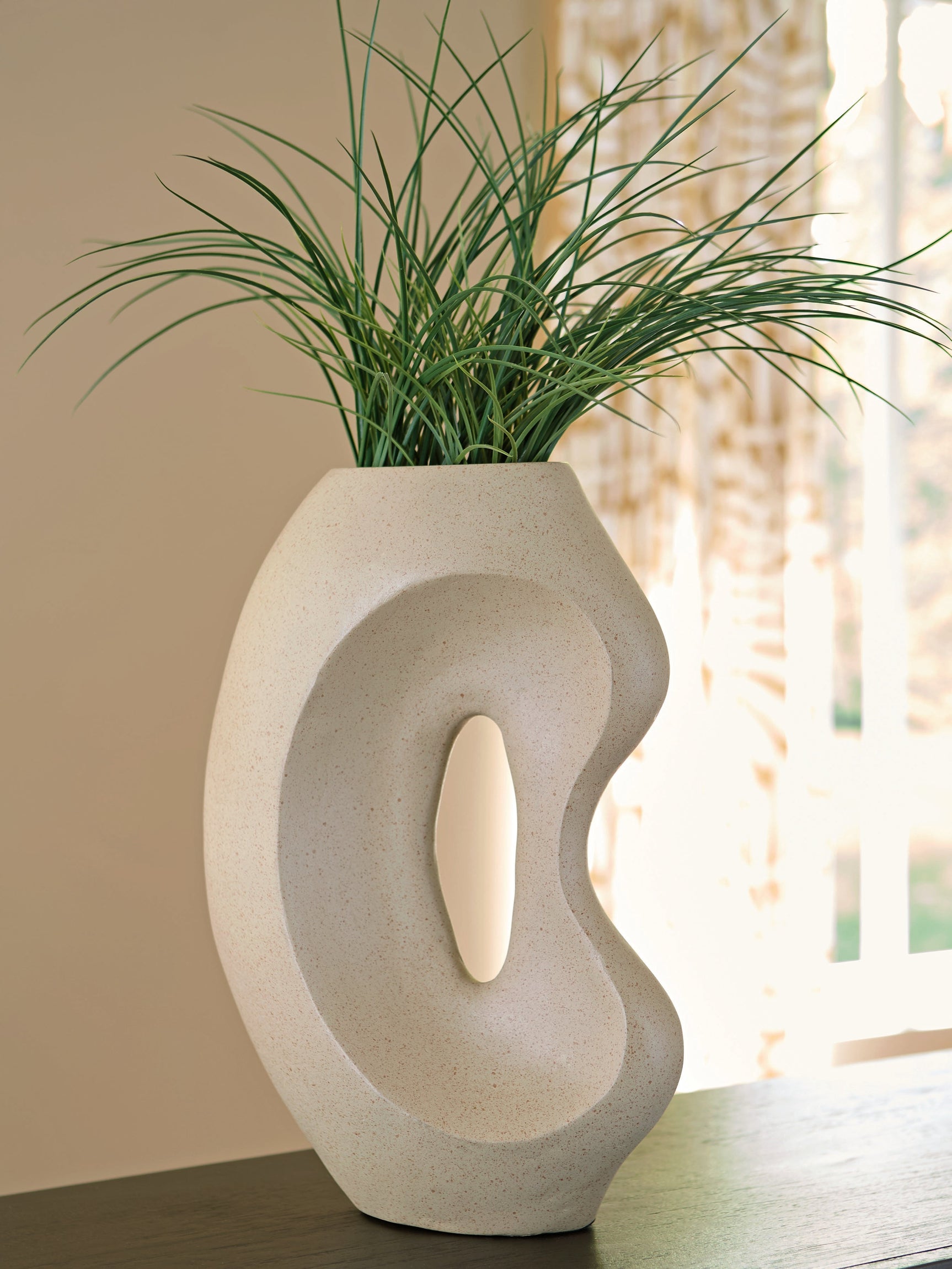 Odion Stone Vase (Online Special Price) - Ornate Home
