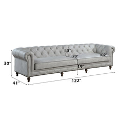 Ofer White Sofa - Ornate Home