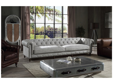 Ofer White Sofa - Ornate Home