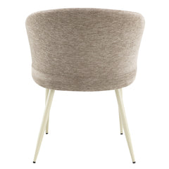 Ogin Dark Beige/Natual Arm Chair (Set of 2) - Ornate Home