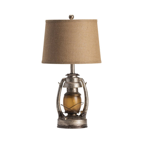 Oil Lantern Bronze/Brown Table Lamp - Ornate Home