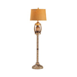 Oil Lantern Grey/Bronze Floor Lamp - Ornate Home