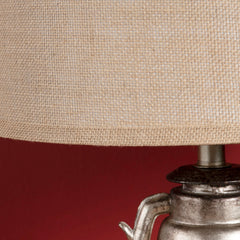 Oil Lantern Grey/Bronze Floor Lamp - Ornate Home