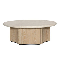 Oja Natural Wash/Cream Coffee Table - Ornate Home