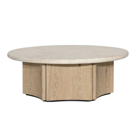 Oja Natural Wash/Cream Coffee Table - Ornate Home