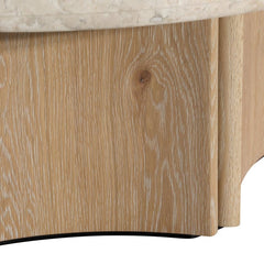 Oja Natural Wash/Cream Coffee Table - Ornate Home