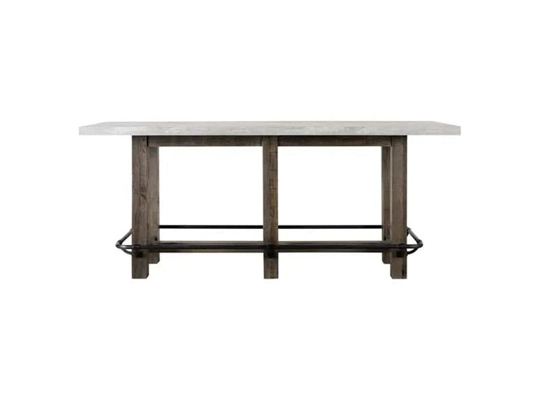 Ojai Antique Gray/Black Counter Table - Ornate Home