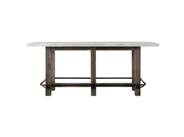 Ojai Antique Gray/Black Counter Table - Ornate Home