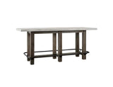 Ojai Antique Gray/Black Counter Table - Ornate Home
