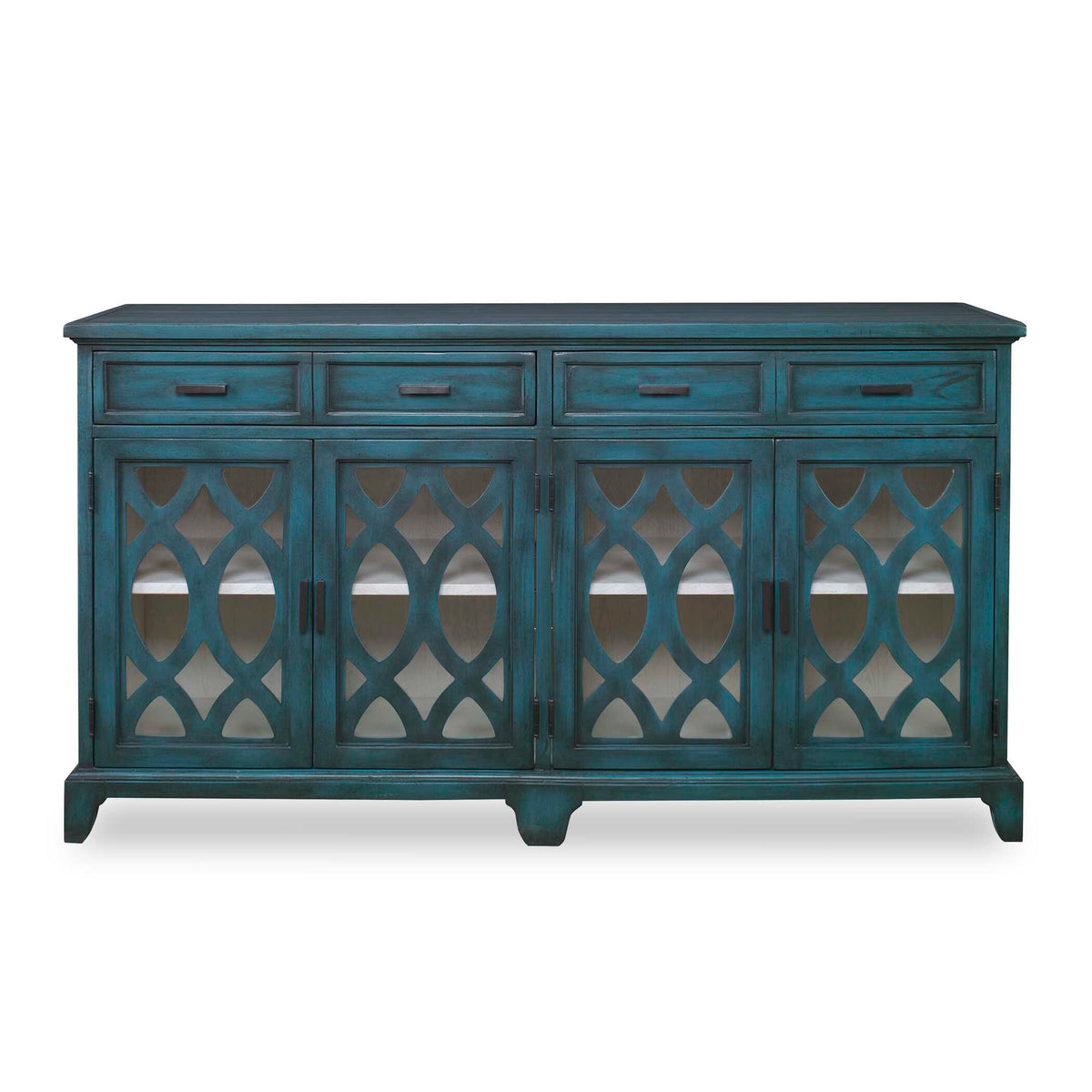 Oksana Green Wooden Credenza - Ornate Home
