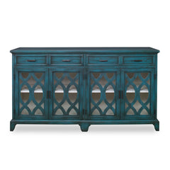 Oksana Green Wooden Credenza - Ornate Home