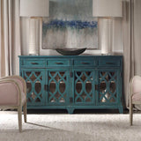 Oksana Green Wooden Credenza - Ornate Home