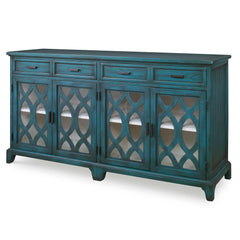 Oksana Green Wooden Credenza - Ornate Home
