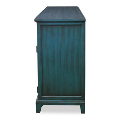 Oksana Green Wooden Credenza - Ornate Home