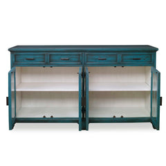 Oksana Green Wooden Credenza - Ornate Home