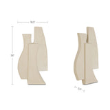 Ola Beige Wall Sculpture - Ornate Home