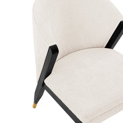Ola Dining Chair in Cream (set of 2) - Ornate Home