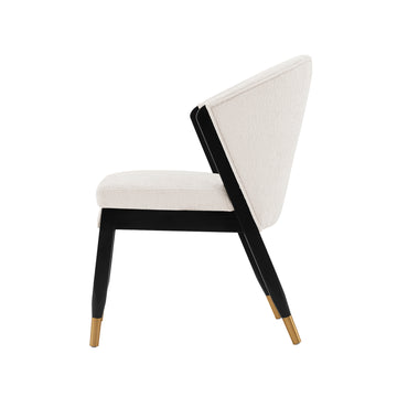 Ola Dining Chair in Cream (set of 2) - Ornate Home
