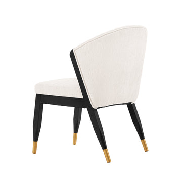 Ola Dining Chair in Cream (set of 2) - Ornate Home