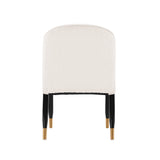 Ola Dining Chair in Cream (set of 2) - Ornate Home