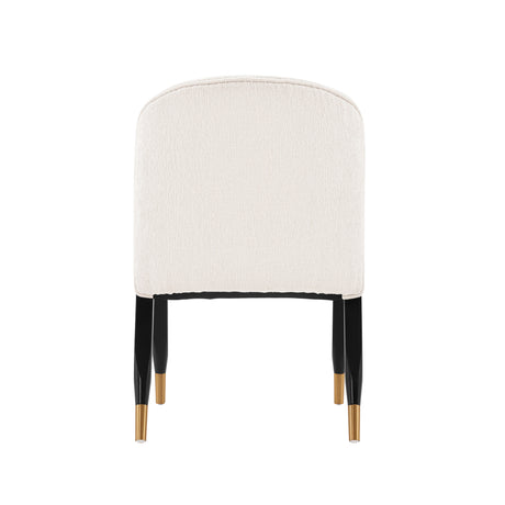 Ola Dining Chair in Cream (set of 2) - Ornate Home