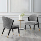 Ola Dining Chair in Grey (set of 2) - Ornate Home